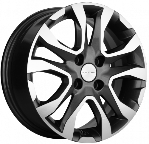 KHOMEN WHEELS KHW1503 (Vesta) 6.0x15/4x100 ET50 D60.1 Black-FP